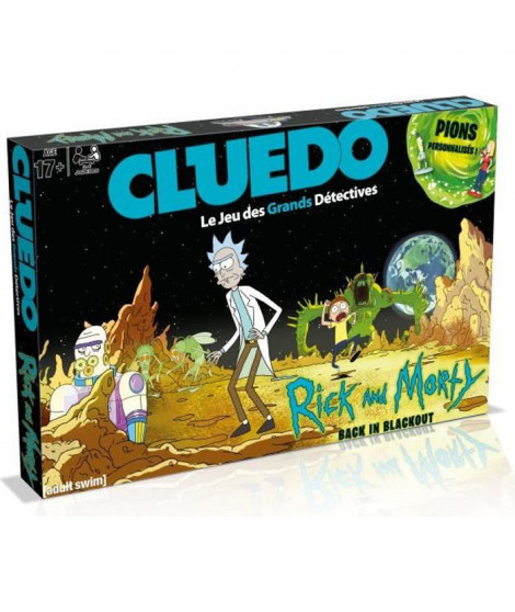 CLUEDO - Rick et Morty - Jeu de societé - Version française