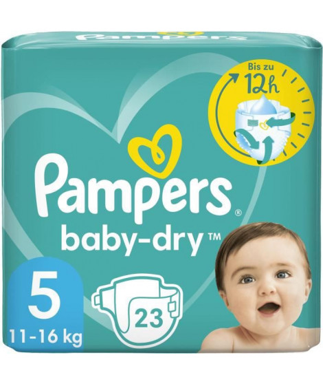 PAMPERS Baby-Dry Taille 5 - 23 Couches