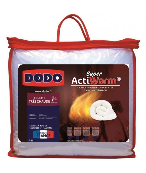 DODO Couette Super Actiwarm 220x240 cm blanc