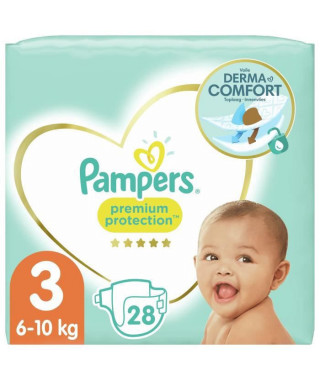 PAMPERS Premium Protection Taille 3 - 28 Couches