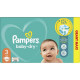 Couches PAMPERS Baby-Dry Taille 3 - x108