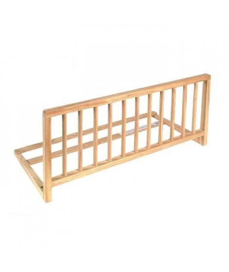 Nidalys Barriere de lit bois naturel 120 CM norme BS