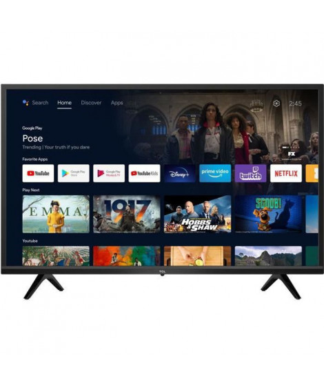 TCL 32A5000 - TV LED HD 32 (80 cm) - Android TV - Dolby Audio - 2 x HDMI - 1 x USB