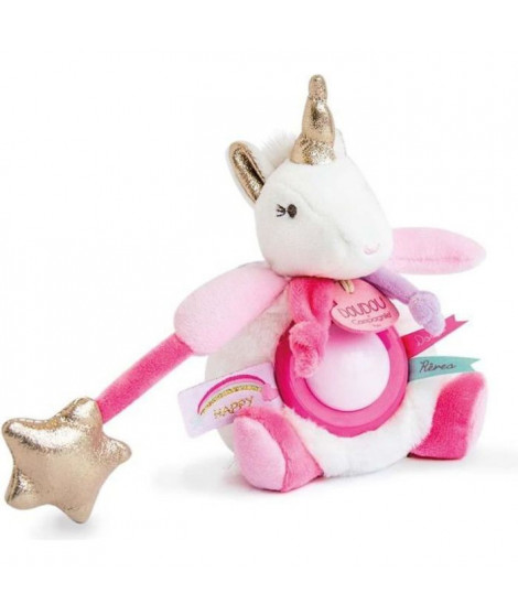 DOUDOU ET COMPAGNIE Lucie la licorne - Veilleuse