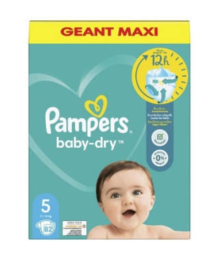 PAMPERS Baby-Dry Taille 5 - 82 Couches