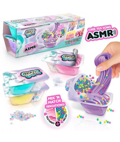 CANAL TOYS - Crazy Sensations ASMR Kit de 4 textures satisfaisantes