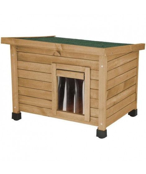 KERBL Maison pour chat Rustica 57x42x45cm - Bois