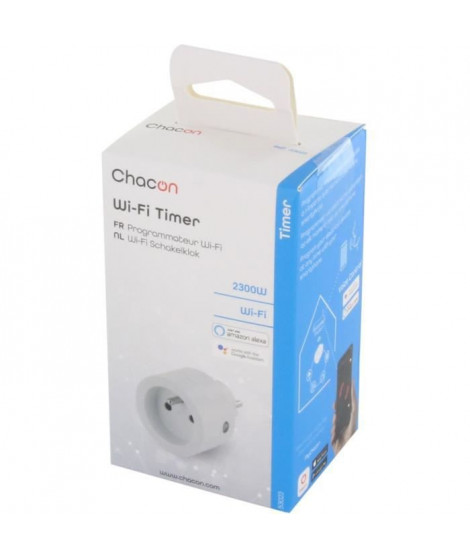 CHACON - Prise WiFi mini On/Off CHACON -10A - FR