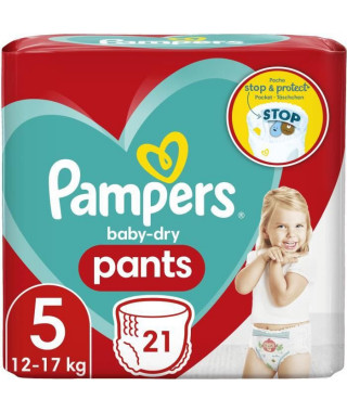 PAMPERS Baby-Dry Pants Taille 5 - 21 Couches-culottes