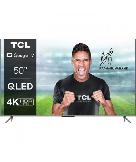 TV QLED TCL 50QLED760 50'' (127cm) - 4K UHD - Smart TV Google - Dolby Vision - son Dolby Atmos - HDMI 2.1