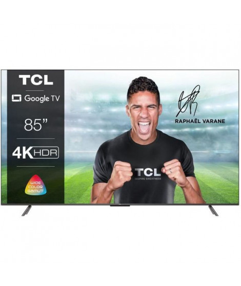 TCL - 85P731 - TV LED - UHD 4K - 85 (215,9 cm) - HDR10, HDR10+, HDR HLG, Dolby Vision et Game Master - Google TV - 3 ports HD…