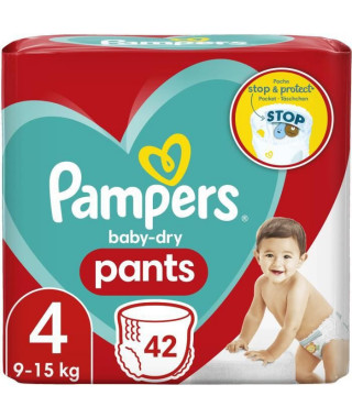 PAMPERS Baby-Dry Pants Taille 4 - 42 Couches-culottes
