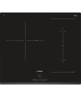 BOSCH PVJ631BB1E - Table de cuisson Induction - 3 zones - 7400W - L59,2 x P52,2cm - Revetement verre - Noir