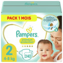 PAMPERS New Baby Taille 2, 3 a 6kg 240 couches