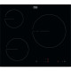 ELECTROLUX FHRN639K Plaque de cuisson vitrocéramique - 3 zones - 5700W - L59 x P52cm - Revetement verre - Noir
