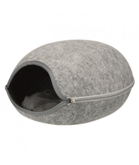 TRIXIE Abri douillet Luna 40 × 24 × 46 cm - Gris clair - Pour chien