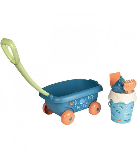 Smoby Green chariot de plage garni