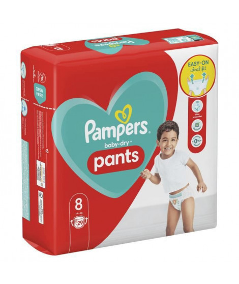 PAMPERS Baby-Dry Pants Taille 8 - 29 Couches-culottes