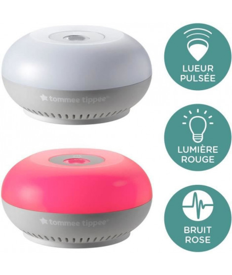 TOMMEE TIPPEE Dreammaker Veilleuse Aide au Sommeil pour bébé, avec Lumiere Rouge et Capteur Intelligent CrySensor