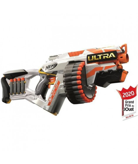 NERF - Ultra - Blaster One motorisé - 25 fléchettes NERF - Ultra - compatible uniquement avec les fléchettes NERF - Ultra