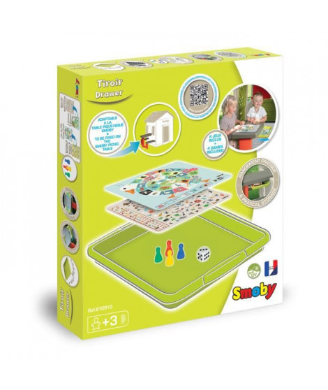 SMOBY Set tiroir de jeux - Compatible avec maison - A partir de 3 ans - Fabrication française