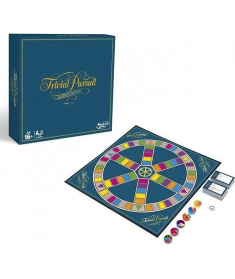 Trivial Pursuit - Classique - Jeu de societe de reflexion - Jeu de plateau - Version francaise