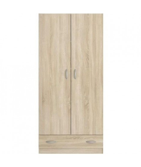 VARIA Armoire 2 portes décor chene L78 cm