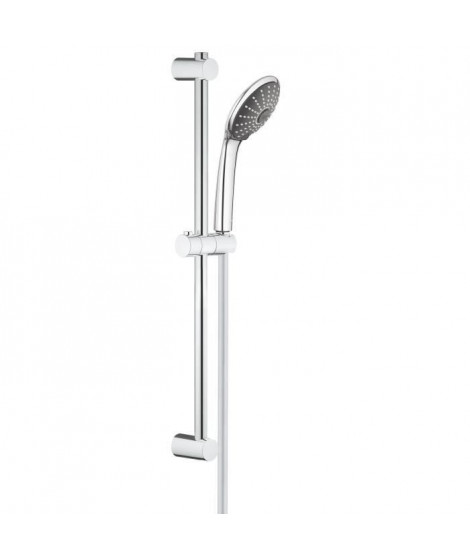 GROHE Ensemble de douche Vitalio Joy 110, pommeau de douche Vitalio Joy 3 jets, barre de 600mm, flexible tuyau 1750mm, 27333000