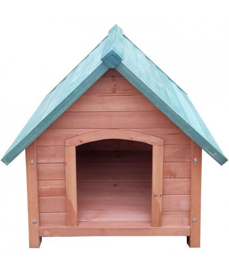 Niche en sapin BUDDY - 72x76x76cm - Pour chien - Bois