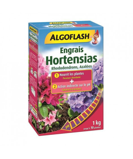 Engrais Hortensias, Rhododendrons, Azalées Spécial pH 1 kg