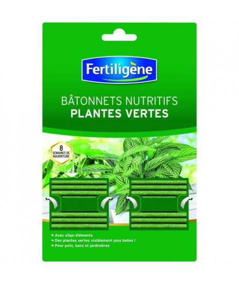 FERTILIGENE Batonnets Nutritifs Plantes Vertes - 40 Batonnets