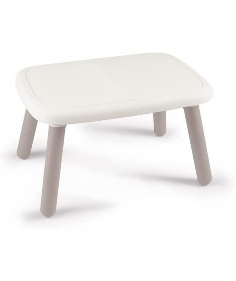 SMOBY - KID Table enfant blanche - Anti UV - 4 enfants - Fabrication française