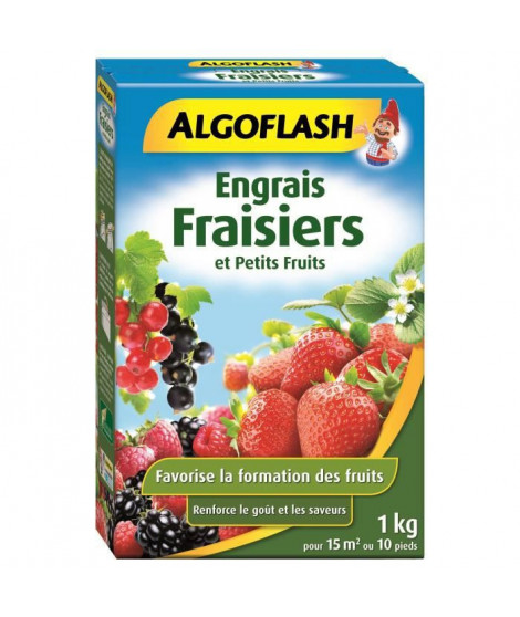 ALGOFLASH Engrais Fraisiers et Petits Fruits - 1kg