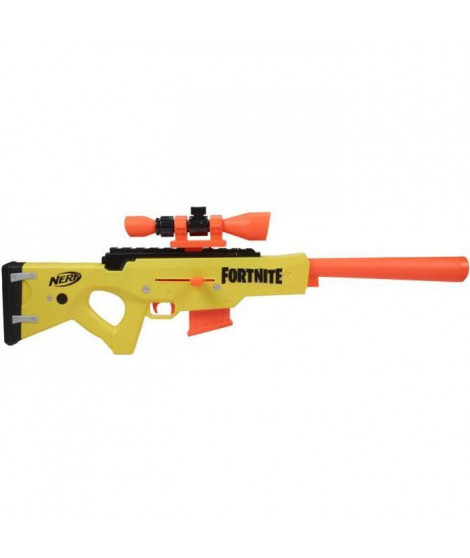 Nerf - Fortnite BASR-L - Blaster a verrou et a chargeur, inclut viseur amovible,  chargeur 6 fléchettes - 12 fléchettes NERF …