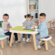 SMOBY - KID Table enfant verte - Anti UV - 4 enfants - Fabrication française