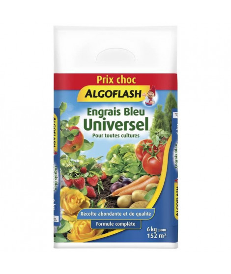 ALGOFLASH Engrais Bleu Universel - 6kg - Prix choc