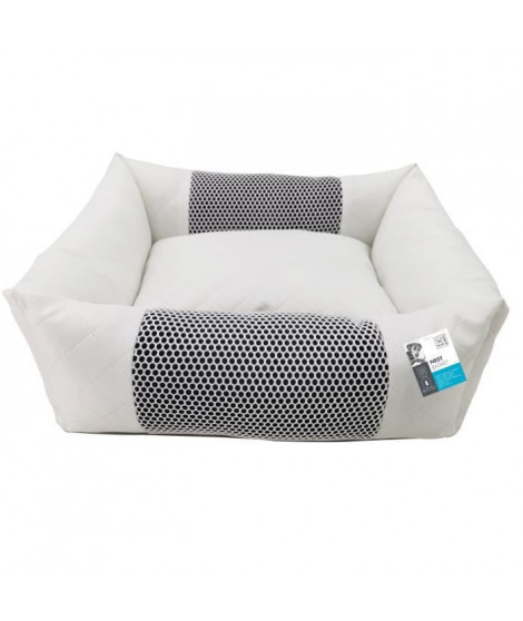 M PETS NEST - Paniere pour chien et chat - Taille S - Bleu et blanc