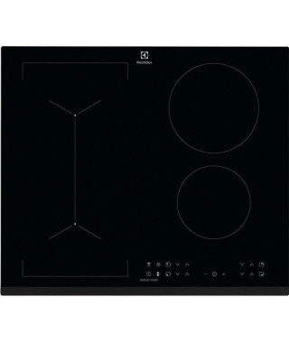 ELECTROLUX LIV6343 - Table de cuisson - 4 foyers - 7350W - Revetement verre - Noir
