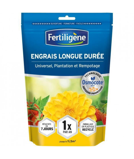 FERTILIGeNE - Engrais Longue durée Osmocote max Universel, Plantation et Rempotage 700g