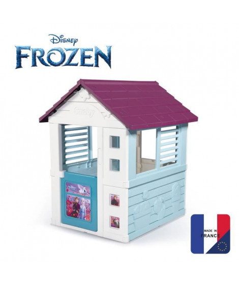 SMOBY - FROZEN Maison - 1 portillon + 2 fenetres - Anti-UV - 98x110x127 cm