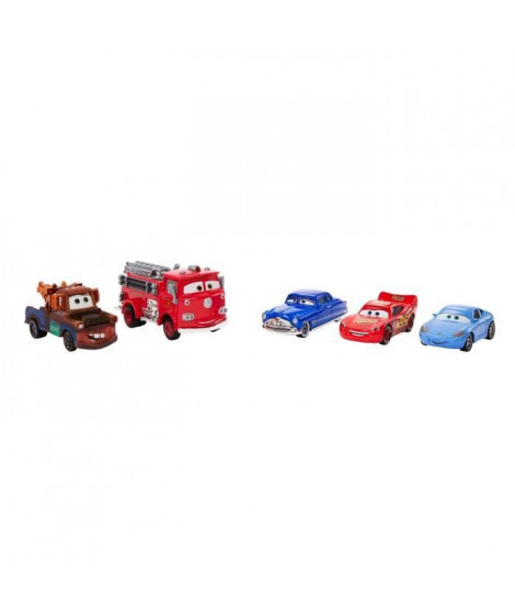 Cars - Pack 5 Vehicules - mini-véhicules - 3 ans et +