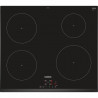 SIEMENS EU651BEB1E Table de cuisson induction - 4 zones - 4600W max - L59,2 x P52,2cm - Revetement verre - Coloris noir