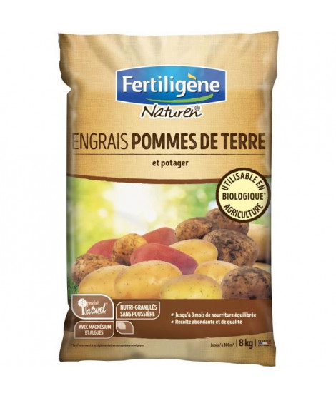 NATUREN Engrais Pomme de Terre et Potager - 8 kg