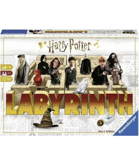 HARRY POTTER Labyrinthe - Ravensburger - Jeu de société famille - Chasse au trésor dans un labyrinthe en mouvement - Des 7 ans