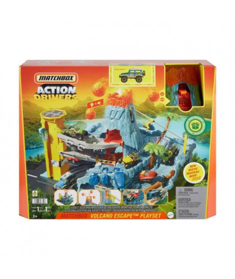 Matchbox - Volcan - mini-véhicules - 3 ans et +