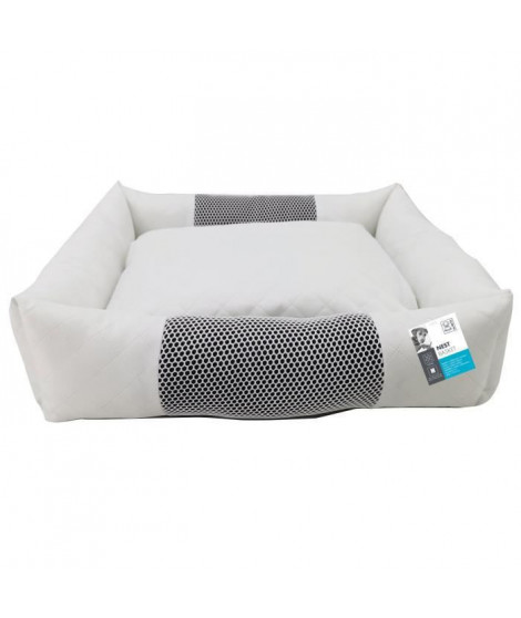 M PETS NEST Paniere pour chien et chat - Taille M - Bleu et blanc