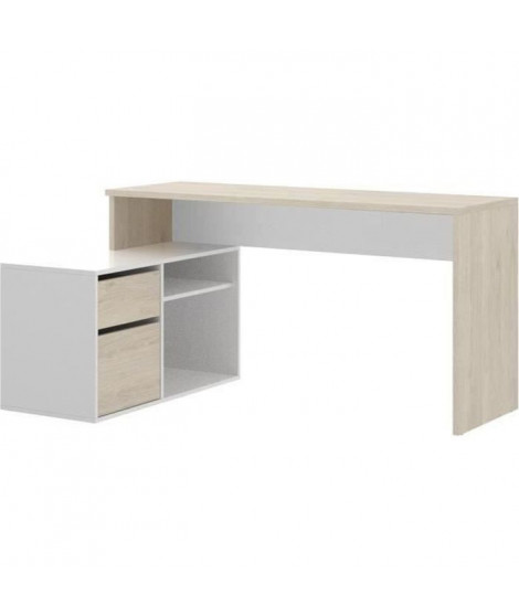 Bureau d'angle réversible avec rangement ROX