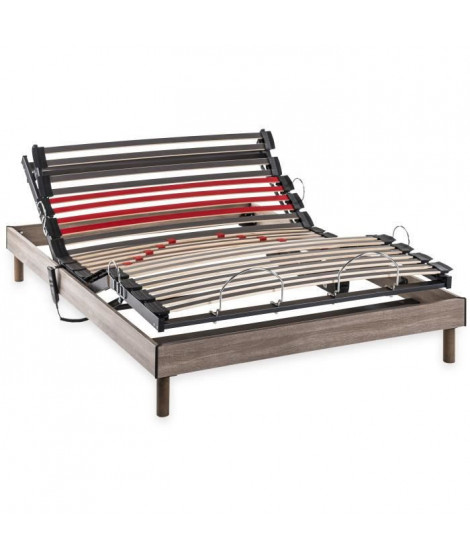 DEKO DREAM Ensemble relaxation électrique COMFORT Samba matelas + sommier - 140x200 cm - Mousse