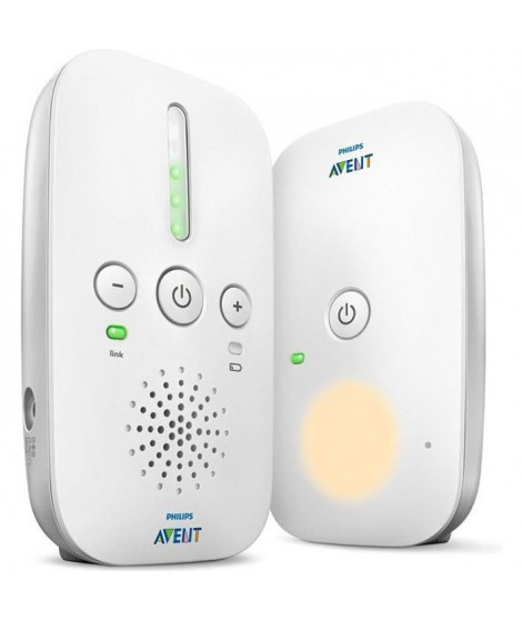 PHILIPS AVENT SCD502/26 - Ecoute bébé Audio connecté - Mode Smart Eco - Jusqu'a 24h d'autonomie - Fonction veilleuse