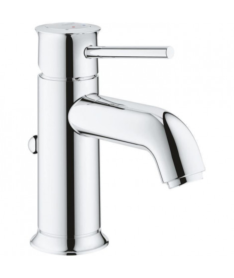 GROHE Robinet lavabo de salle de bains Start Classic, mitigeur avec tirette de vidage, mousseur a économique d'eau, 23810000